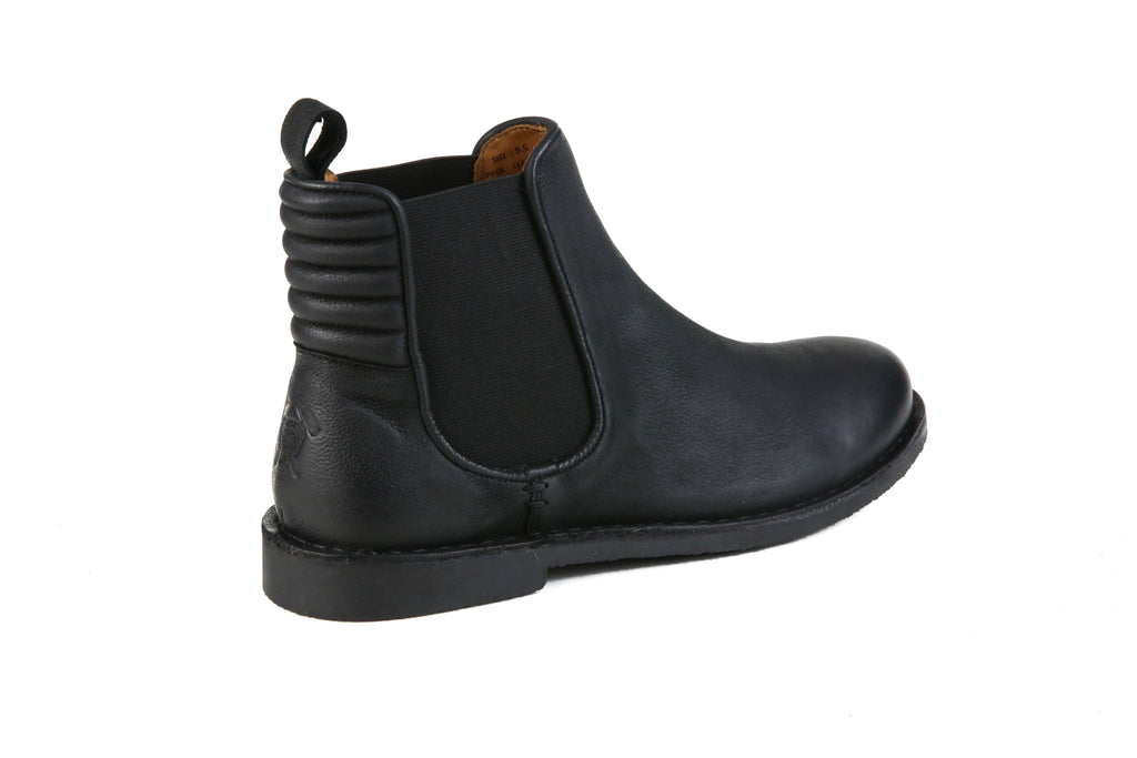 HOUND & HAMMER The Gamble Boot in Black Leather