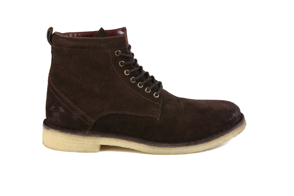 HOUND & HAMMER The Hunter Boot in Chocolate Suede