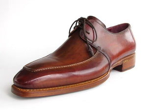 PAUL PARKMAN Goodyear Welted Square Toe Apron Derby Shoes