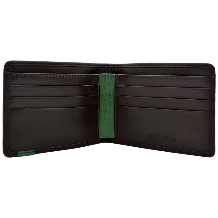 HIDESIGN Dylan Slim Thin Simple Leather Bifold Wallet