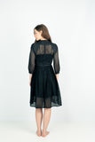 EON PARIS Pele Mesh Dress in Black