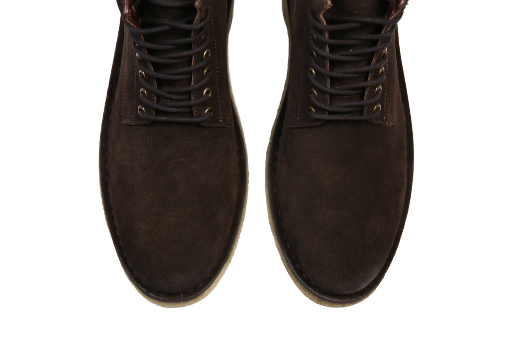HOUND & HAMMER The Hunter Boot in Chocolate Suede