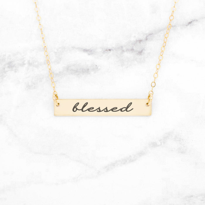GRACEFULLY MADE Blessed Necklace in Gold