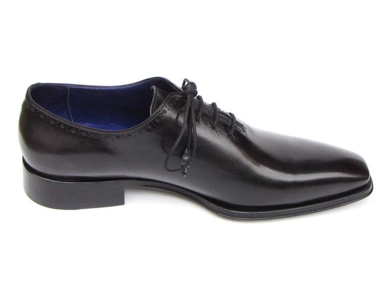 PAUL PARKMAN Plain Toe Oxford Shoes in Black