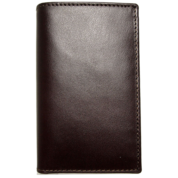 72 SMALLDIVE Buffed Leather Mini Bill Fold in Brown