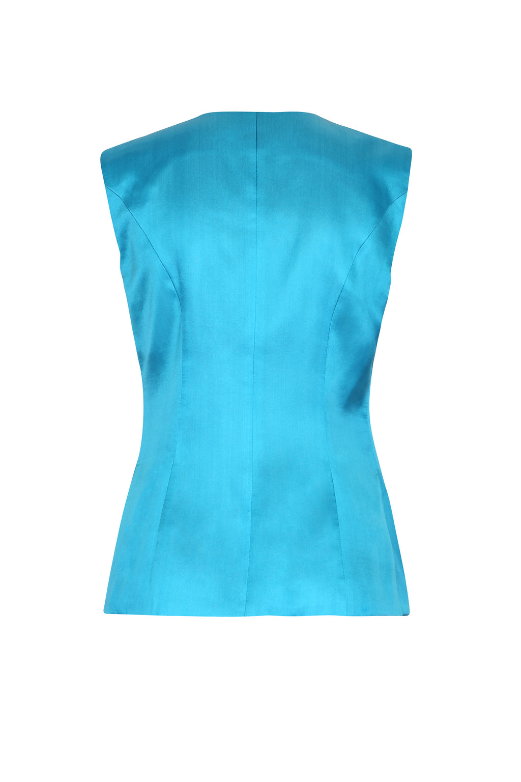 MENESTHO Asymmetrical Silk Modal Vest