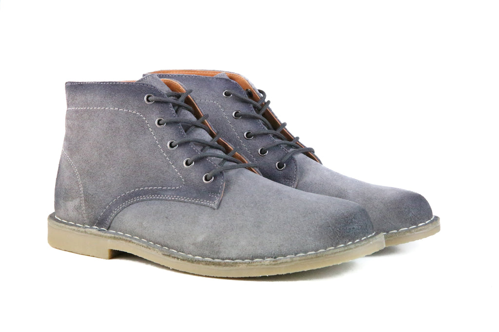 HOUND & HAMMER The Grover in Burnished Grey Suede