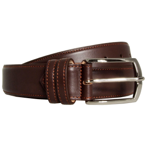 72 SMALLDIVE Buffed Leather Belt in Brown