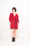 EON PARIS Oversized Coat in Red