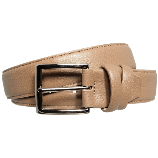 72 SMALLDIVE Duo Ply Calf Leather Belt in Taupe
