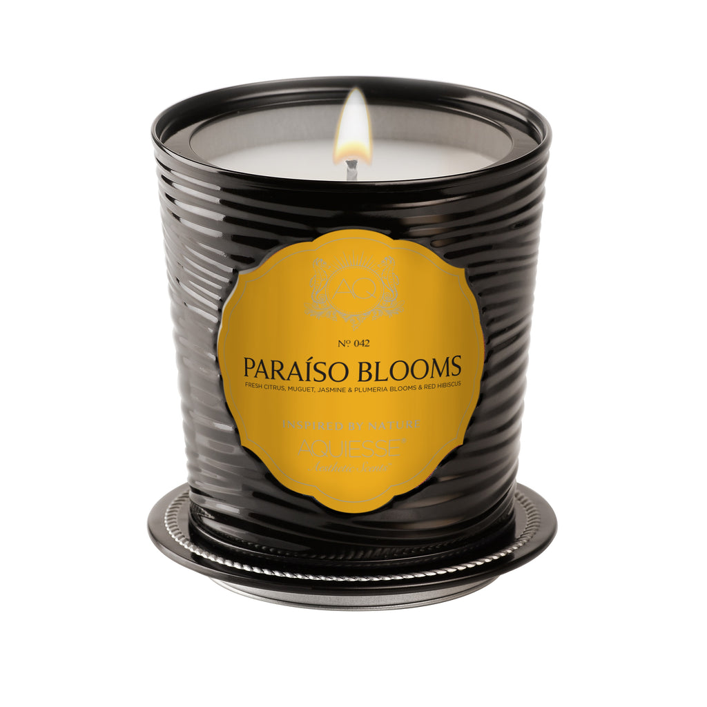 AQUIESSE Fine Tin Candle in Paraiso Blooms No. 042